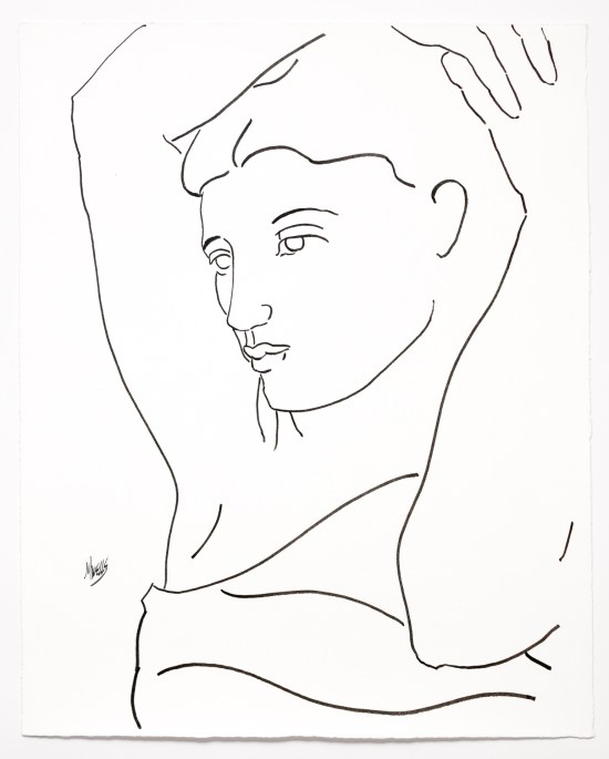 "After Picasso" - Original Ink, 20" x 16.5", on blend of kozo (mulberry) + cotton, museum quality art paper. Ltd Edition of 50 - $250 NOW $200