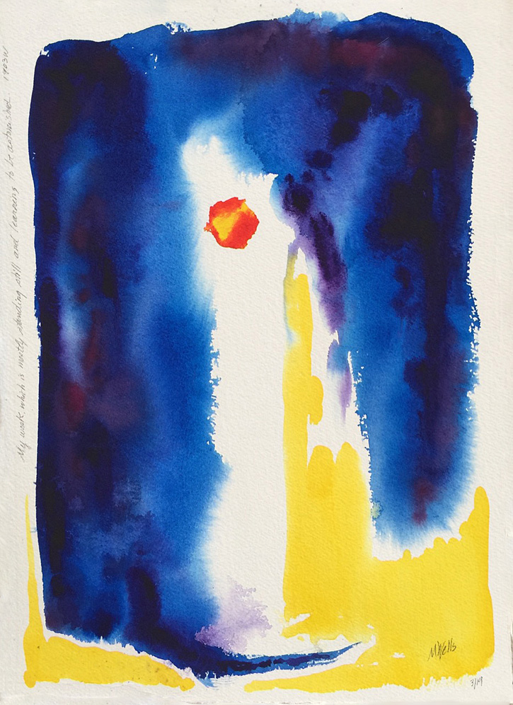 1904W -My Work - Watercolor 12" x 16" by Marilyn Wells