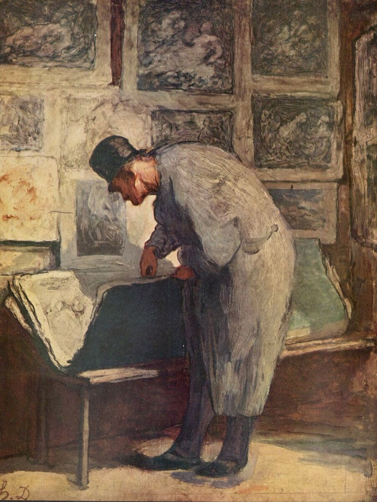 "The Collector" by Daumier, Philadelphia Museum of Art, 1860