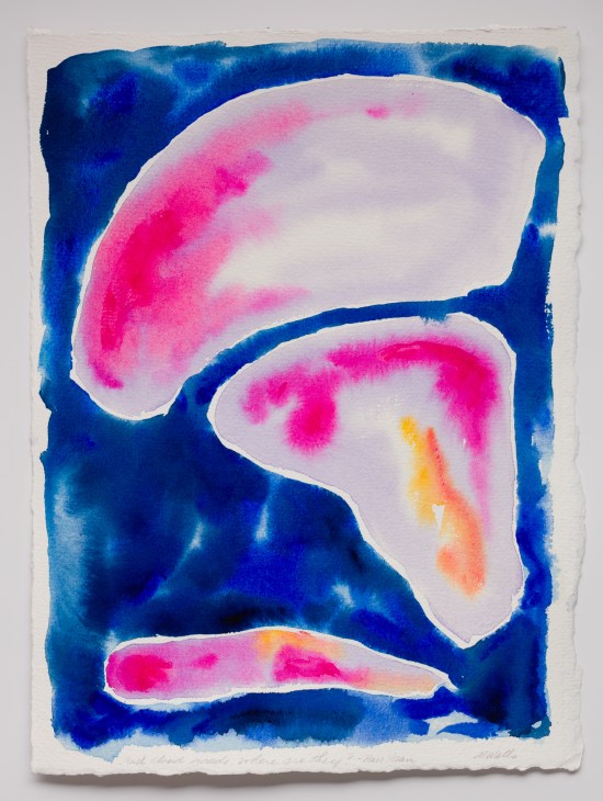 1908W - "Cloud Roads" -15.5" x 11" unframed original on Arches 300 lb watercolor paper $750 marked down to <strong>$350.00</strong>