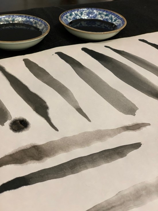 Beginning Brushstrokes by a Student at Walker Fine Art
