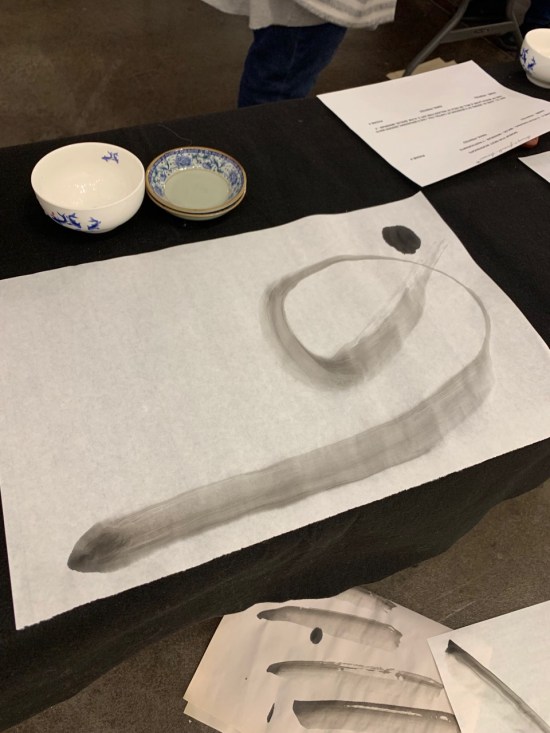 "Find Your Heart and Soul in Sumi e Brushwork" Guest Completed Painting - at Walker Fine Art