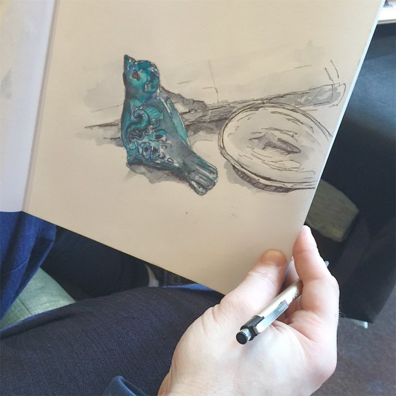 Sketch by Mike at Capital Tea